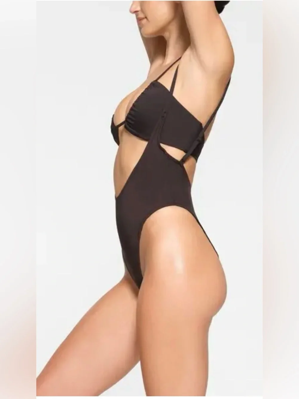 Skims Swim Open Bust One Piece NWOT